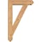 Ekena Millwork Traditional Arts and Crafts Smooth Bracket w/ Offset Brace, Western Red Cedar, 5 1/2"W x 20"D x 32"H BKT0604X20X32TRA03SWR - alternate 2